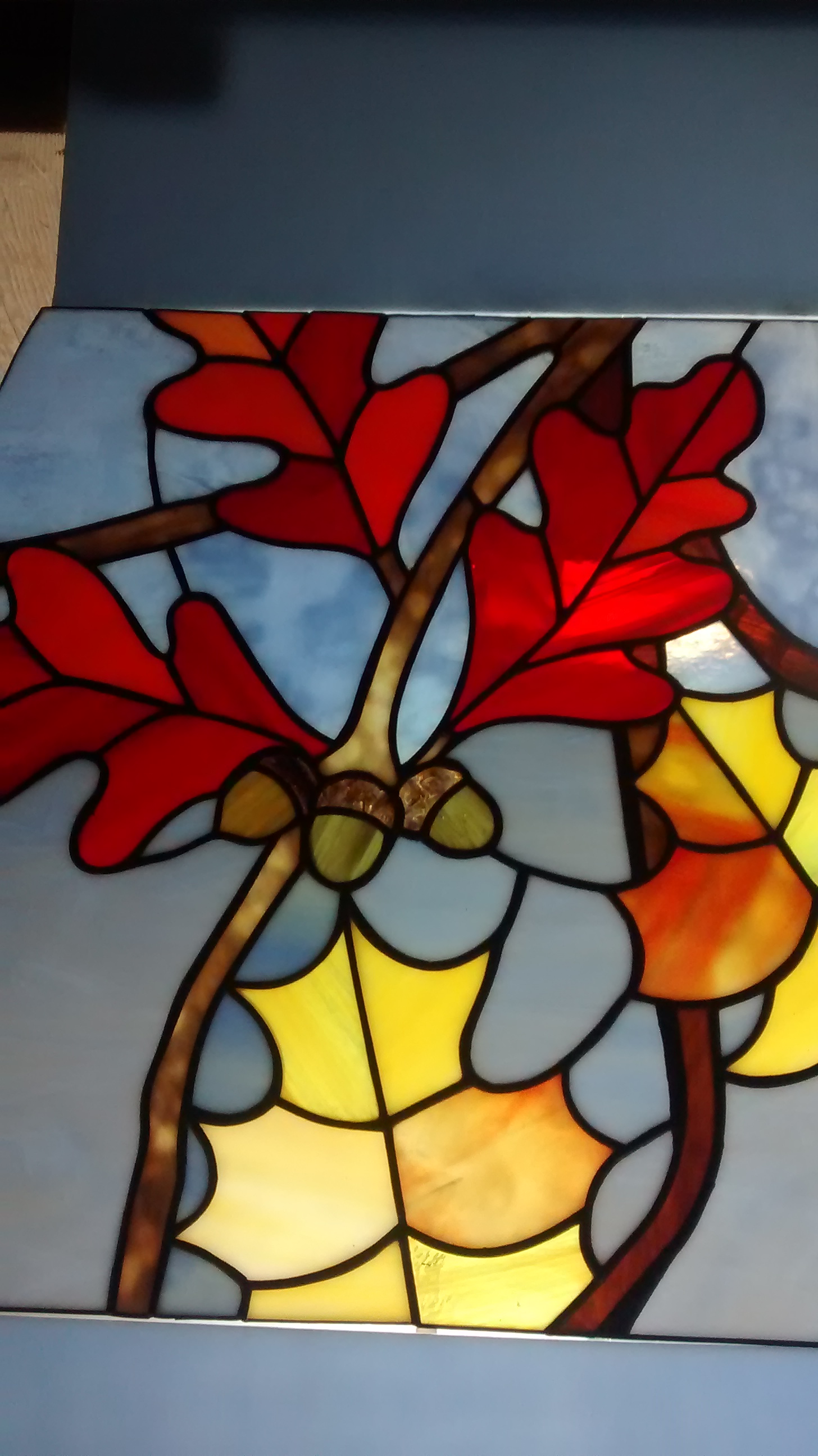 Stained Glass Leaves - Glasses Blog